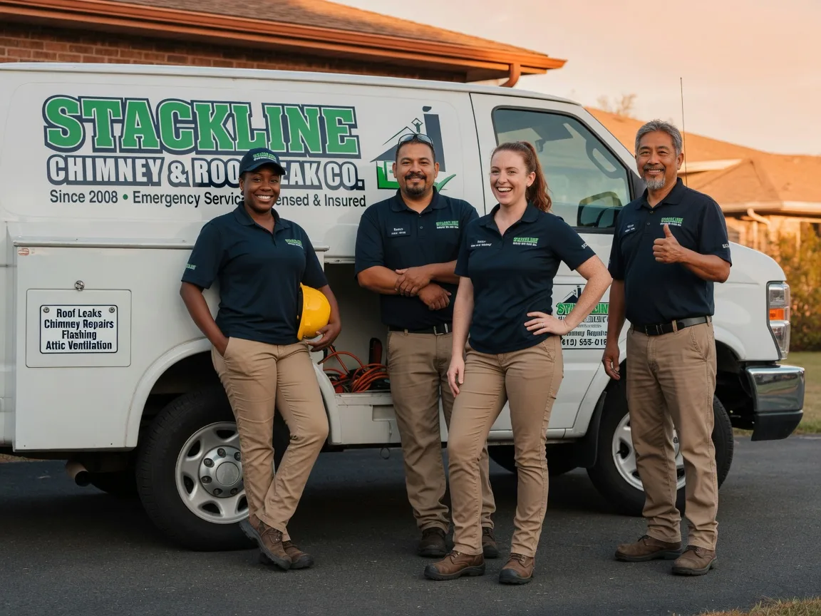 Chimney flashing repair company in Onalaska, WA